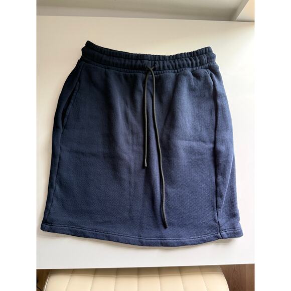 $155 New Cotton Citizen Brooklyn Skirt - Navy - Small - Picture 2 of 6